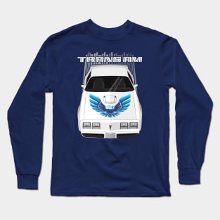 Firebird Trans Am 79-81 - white and blue Long Sleeve T-Shirt